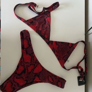 Snake print Zaful Bikini